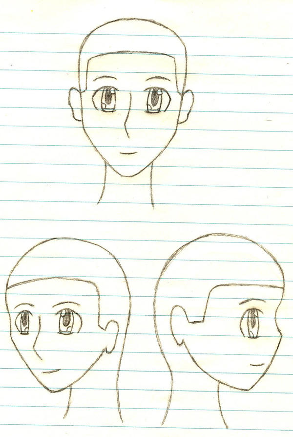 Quick Sketch-Anime boy Outline by darkhorseman90 on DeviantArt