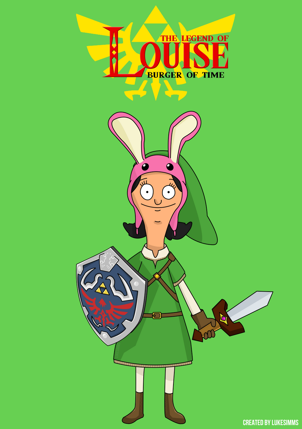 The Legend of Louise (Bob&#39;s Burgers / Zelda xover) by LukeSimms on DeviantArt