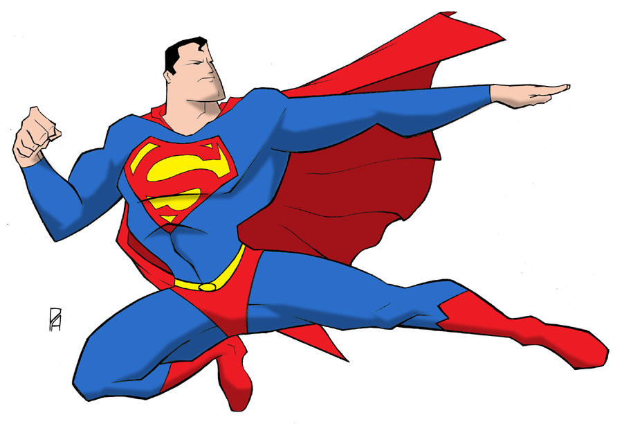 animated superman clipart - photo #15