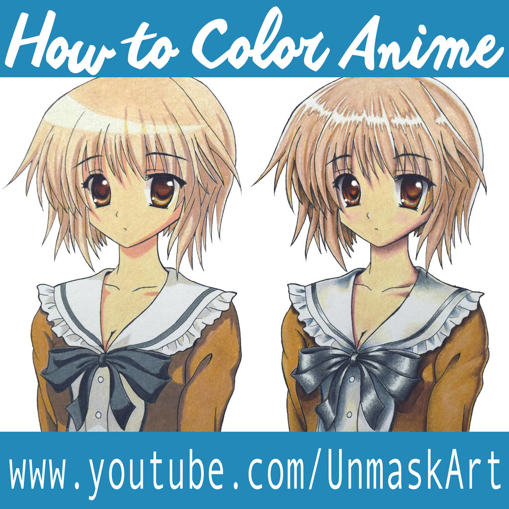 How to Color Anime With Colored Pencils by UnmaskArt on DeviantArt