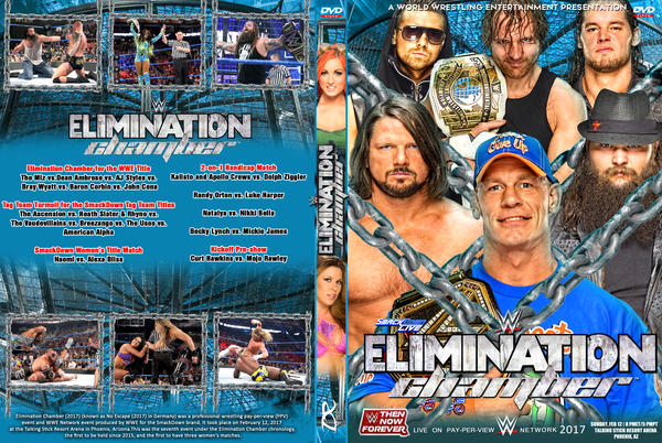 WWE Elimination Chamber 2017 DVD Cover by Dinesh-Musiclover
