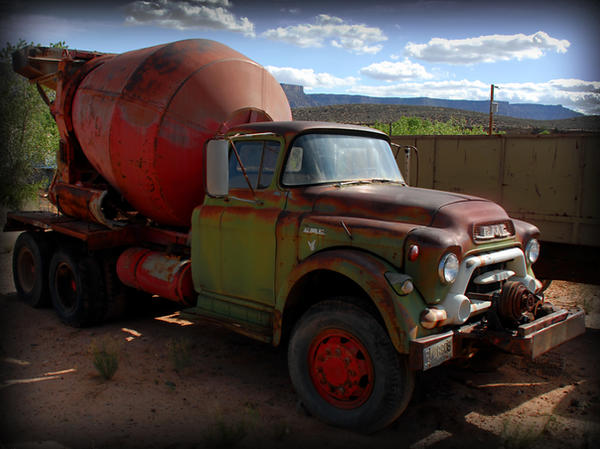 Antique Cement Mixer Truck by houstonryan on DeviantArt