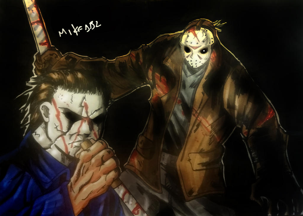 Jason Voorhees Vs Michael Myers By Mikees On Deviantart