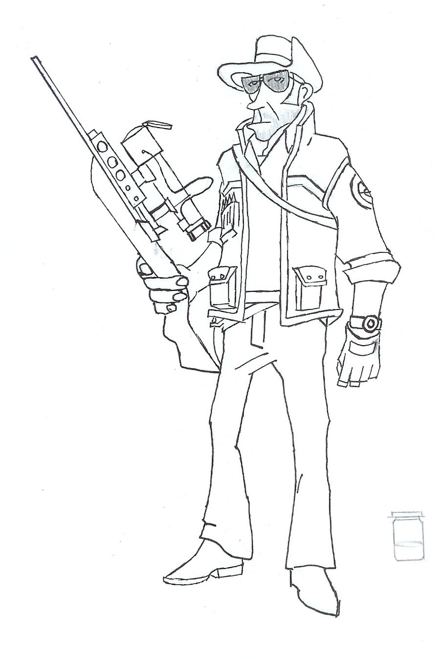 team fortress 2 spy coloring pages - photo #27
