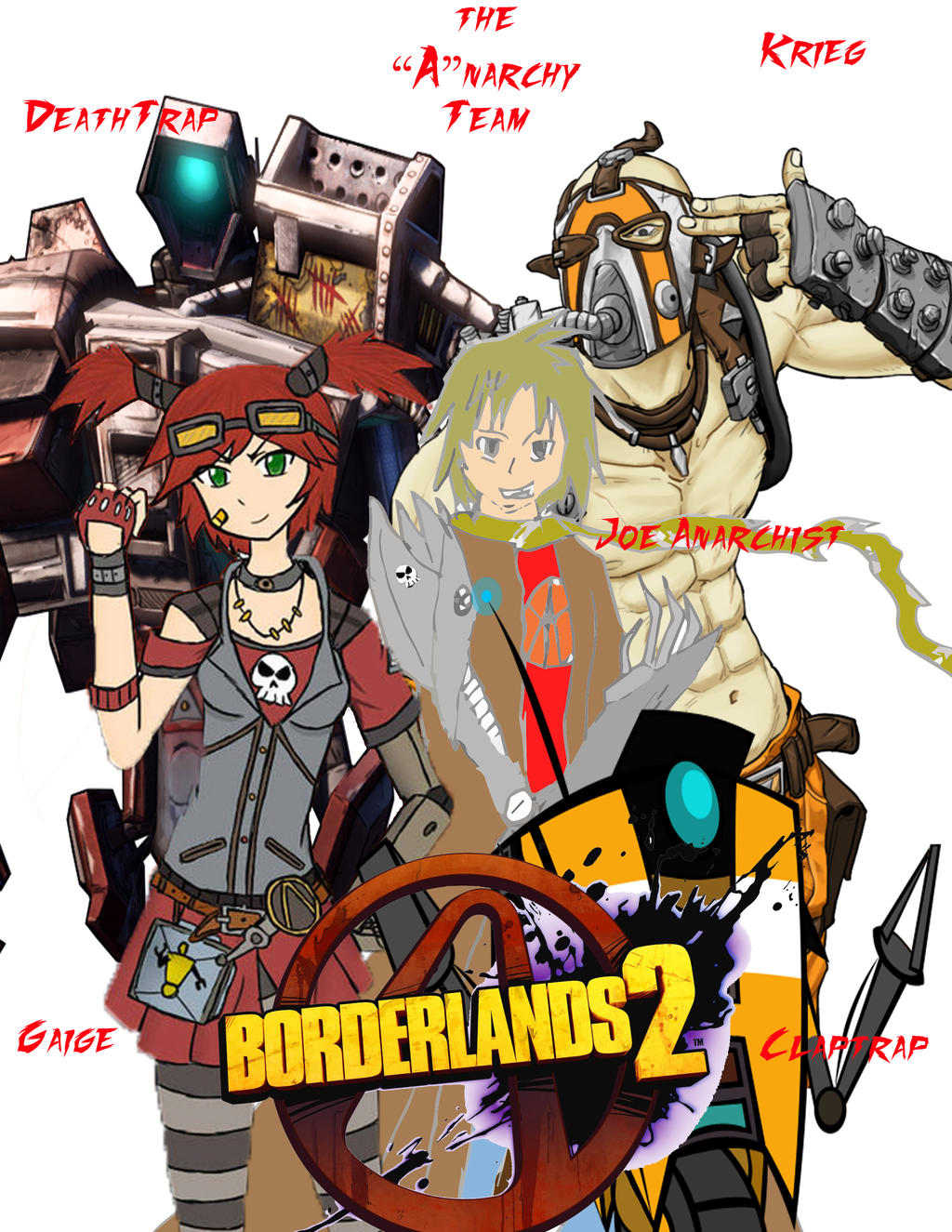 The -A- narchy Team ( Borderlands 2 ) by Black-Bird-Zaiden on DeviantArt