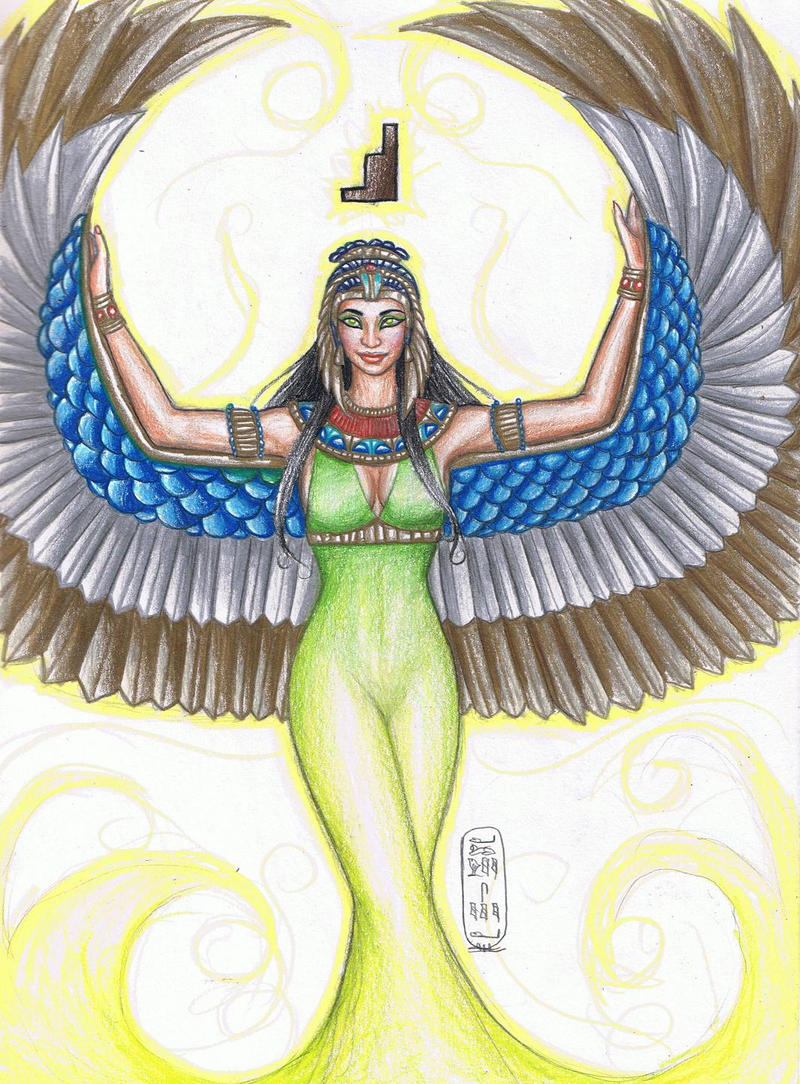 Isis With Wings By Myworld1 On Deviantart