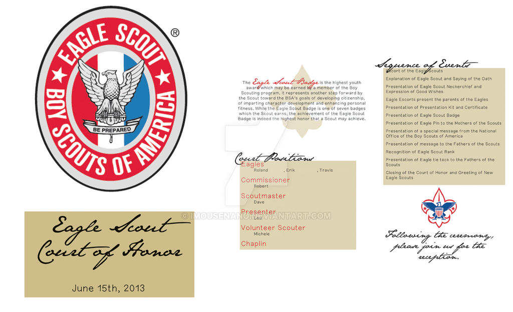 Scout Court Honor Program