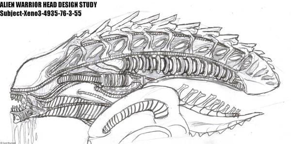xenomorph drone coloring pages - photo #39