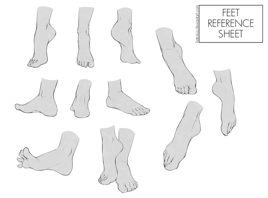 feet reference sheet by katorius d9ayfkz