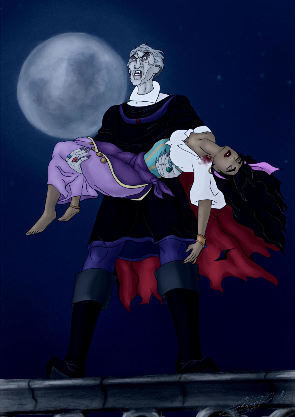 She Will Be Mine Forever Frollo X Esmeralda By Lady