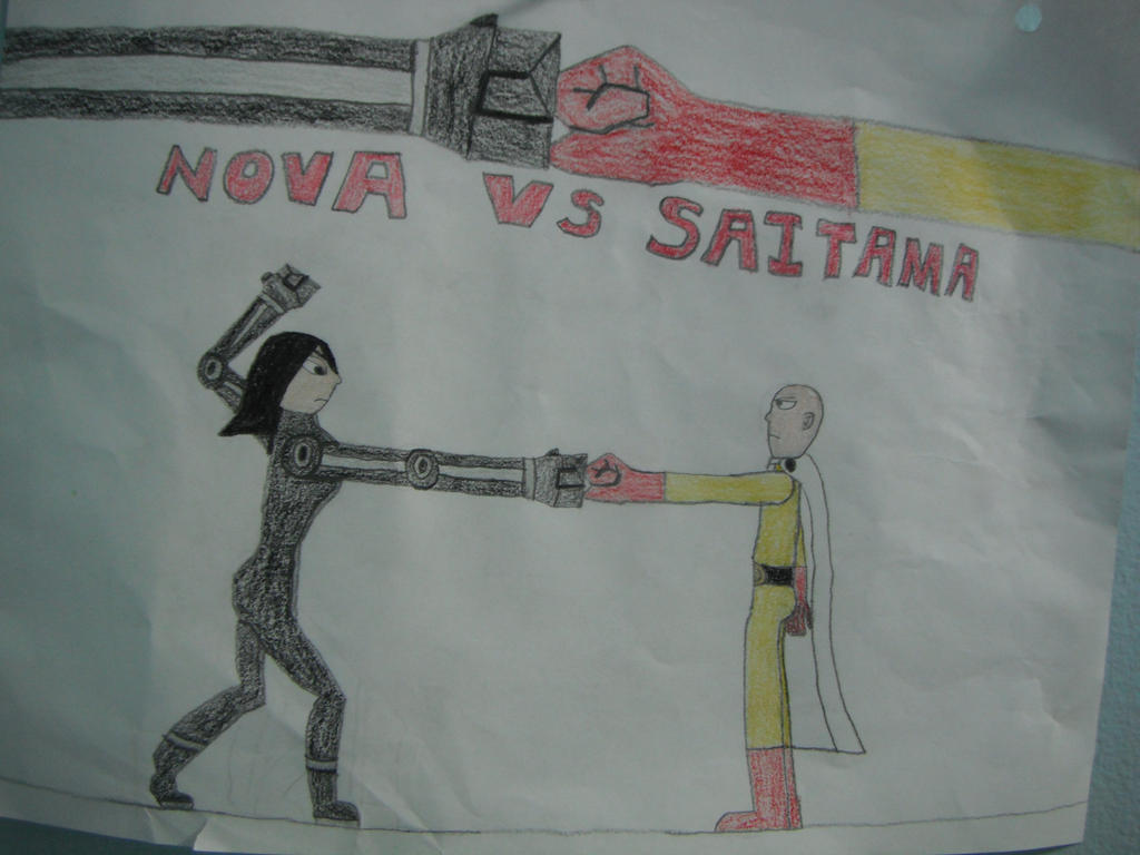 NOVA VS SAITAMA! by rockeyrolley