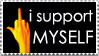 I support MYSELF Stamp by deviantStamps