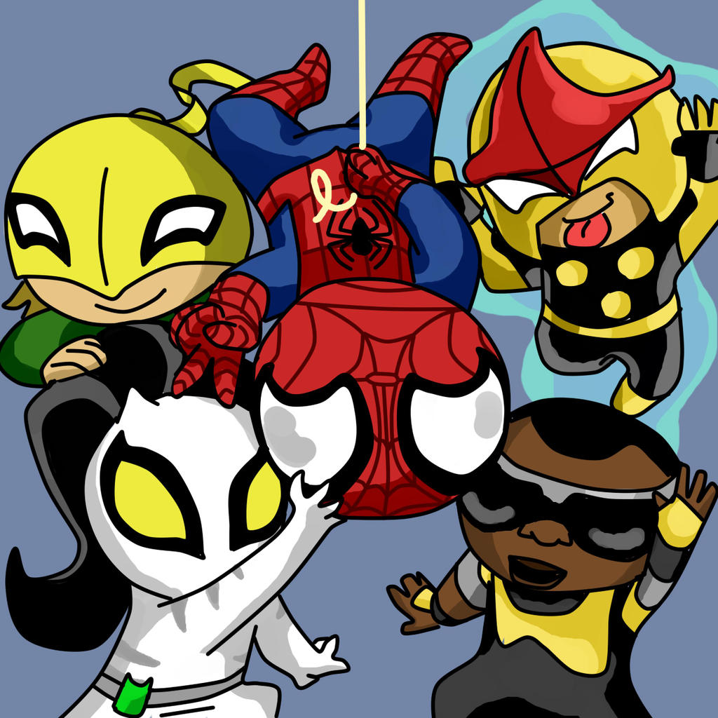 chibi Ultimate Spiderman team by LTisdale on DeviantArt