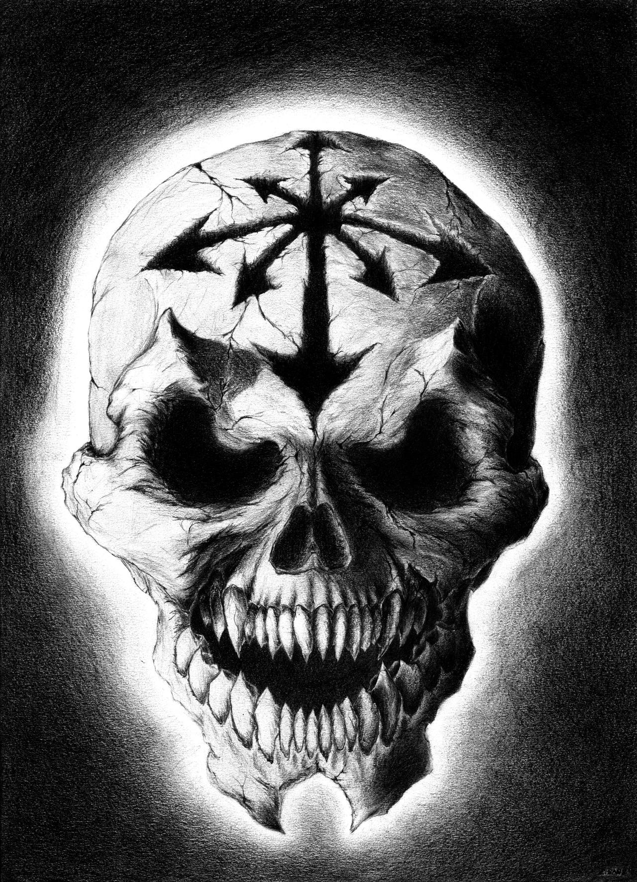 Chaos skull by kutxo on DeviantArt
